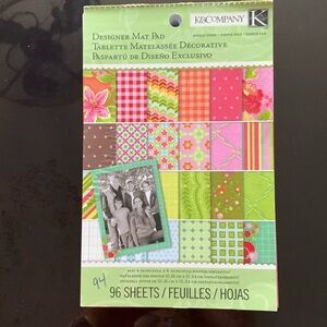 K & Company designer mat pad 4x6”